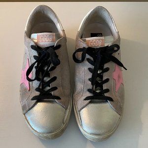 Golden Goose Silver Sneakers